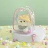 13cm Moda Transparente Cochecito de Muñeca Impermeable PVC Caja Ciega Bolsa de Exhibición para Muñecas