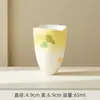 Colección de Juego de Té de Cerámica Pintado a Mano Laurel Degradado para Uso Doméstico: Tetera, Gaiwan, Taza de Té, Taza del Maestro, Taza de Degustación