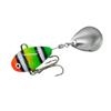 Venta al por mayor VIB ciclón pequeño 28g compuesto lentejuelas giratorias mini plancha de hierro vibración pieza de voz cebo cebo falso equipo de pesca