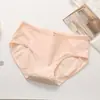 Ropa interior de algodón peinado para mujer, Bragas de cintura media para mujer, Ropa interior para niñas