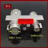 Adaptador de válvula de expansão para tubo de ar condicionado automotivo Tianlong Tianjin, placa de pressão para cabeça de tubo com rosca externa