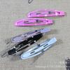 10 Pasadores BB Frosted de Colores Vivos, Pinzas para Flequillo, Pinzas Laterales Elásticas Negras Sencillas, Accesorios para el Cabello, Joyería al por Mayor
