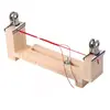 Dispositivo de Tejer a Mano de Madera Maciza, Dispositivo para Trenzar Cuerda, Bastidor para Trenzar, Herramienta DIY para Trenzar Pulseras y Cuerdas con Nudo Plano, Bastidor Fijo
