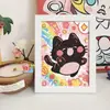 Pintura de Diamantes para Niños al por Mayor Pintura de Pegar Pegatinas de Diamantes con Marco de Fotos Paquete de Materiales Hechos a Mano DIY Mampostería Completa de Diamantes de Dibujos Animados