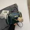 Bolso de mujer personalizado, bolso de hombro versátil para mujer con estampado de piedra, nuevo bolso de mano de moda de invierno, bolso Kelly retro a la moda