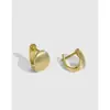 Serie de estilo frío aretes de plata de ley s925 diseño de nicho cepillado esmerilado sentido de alta gama atmósfera estilo ins aretes femeninos lote