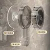 Estante de Almacenamiento para Baño con Ventosa, Caja de Almacenamiento para Baño Montada en la Pared sin Taladro, Estante de Almacenamiento para Cosméticos para Lavabo