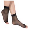 Calcetines de seda Cored con punta abierta calcetines peep toe medias para mujer color piel negro ultra finos calcetines de punta descubierta Nuevos