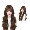 Peluca de Cabeza Completa Yiduo para Mujer, Cabello Largo Ondulado Rizado Estilo Coreano, Textura de Cuero Cabelludo Mejorada, Peluca Voluminosa para Uso Diario