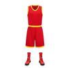 Uniforme de equipe de treinamento transfronteiriço de atacado rápido para alunos do ensino fundamental, uniforme de basquete infantil de verão de secagem rápida, estilo chinês, terno masculino