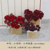 Nuevo Estilo Chino Señal de Agua Artificial Juego Completo de Trípode Floral Bolsa de Papel Combinación de Flores Celebración de Inauguración de Exposición Metabo