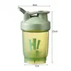 Copo agitador, copo misturador, copo de água para alimentos esportivos masculinos, pó de proteína, leite de soja, copo de água para milkshake, multifuncional e durável