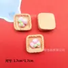 Simulación Brillante Tridimensional Comida y Juego Cesta de Frutas Diy Pegamento de Crema Resina Accesorios Adorno para la Cabeza Horquilla para el Cabello Carcasa para Teléfono Móvil Calcomanía para Vaso de Agua