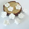 Flores de Arcilla Suave Flores Blancas Puras Accesorios para el Cabello de Novia DIY Tiara Joyería Diadema Accesorios Hechos a Mano Materiales