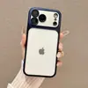 Adecuado para Funda de Teléfono Móvil Iphone17Promax, TPU Mate Galvanizado Manzana 16 Cubierta Completa Película para Lente Funda Protectora Suave