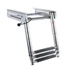 Escalera para yate, escalera marina de acero inoxidable, fabricante de herrajes marinos telescópicos antideslizantes, accesorios para yates, escalera de embarque marina