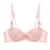 E-commerce Transfronteiriço Argola de Aço Reunião Confortável Sexy Lingerie Feminina Verão Estilo Fino Sutiã Anti-queda Conjunto de Sutiã de Alta Qualidade