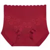 Pantaletas de Encaje con Parches de Seda de Hielo de Talle Alto para Mujer, Delgadas y de Alta Elasticidad, Control de Abdomen, Bordes Sin Costuras, Bragas Moldeadoras para Dama