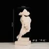 Pieza de arte decorativa nórdica minimalista moderna creativa "el silencio es oro" para sala de estar, mueble de TV y decoración de entrada
