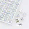Dongzhou Cristal Nieve Proteína Arte de Uñas Diamante Brillante Blanco Proteína Huevo de Paloma Fondo Puntiagudo Diamante Dongzhou Diamante Wholesale Accesorios para Arte de Uñas