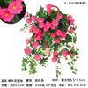 Enredadera Falsa de Campanilla Flor Artificial Decoración de Sala de Estar Decoración de Pared de Flores Planta Colgante Cesta Colgante Colgante de Pared Flor de Campanilla