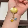 Cera de Abeja de Segunda Generación Varios Estilos Oso Bolsa de Queso Colgante Llavero DIY Exquisito Adorno de Joyería
