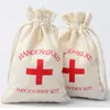 Para bolsa de algodón con cordón para punto cruz transfronterizo bolsa de algodón para resaca bolsa de algodón con cordón de algodón