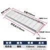 Orificio de Ventilación Disipación de Calor Negro Plateado Gabinete para Zapatos Rectangular Malla Transpirable Gabinete de Ventilación Armario de Vestir Aleación de Aluminio Malla Transpirable