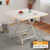 Mesa plegable, mesa de comedor cuadrada, mesa pequeña para uso doméstico, alquiler de apartamentos pequeños, mesa de comedor sencilla, mesa cuadrada
