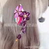 Accesorios para el Cabello Hechos a Mano de Tela Estilo Japonés, Tocados de Borla Flor de Cerezo, Accesorios Tradicionales para Kimono Yukata, Pasadores de Flor de Tela Finamente Elaborados
