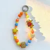 Cadena Minimalista para Teléfono con Perlas y Lazo, Correa de Muñeca, Cadena de Mano, Portacámaras y Llavero para Mujer