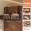 Cesta colgante para la cama, instalación sin taladro, estante de almacenamiento multifuncional para dormitorios universitarios, organizador de mesita de noche