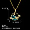 Collar para Mujer Transfronterizo Popular Collar de Perlas con Lazo Diseño de Nicho Versátil No se Desvanece Accesorios de Acero de Titanio de Gama Alta