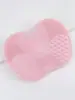Novo Esfoliante de Silicone em Formato de Flor da Amazon com Ventosa Formato de Flor Silicone Pincel de Maquiagem Suprimentos de Beleza Ferramenta de Limpeza