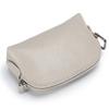 Monedero mini concha de cuero para mujer Nuevo monedero de nicho de piel de vaca curtida vegetal estilo japonés bolsa de almacenamiento portátil con cremallera
