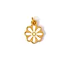 Colección de colgantes florales frescos transfronterizos europeos y americanos: Colgantes de collar pequeños y exquisitos con diseño de margarita y flor de cerezo esmaltados