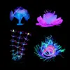 Fabricante Personalizado Mundo Submarino Acuario Decoración de Plantas Acuáticas Coral Simulado de Silicona Juego de Cuatro Piezas Combinación de Colores