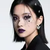 Pegatinas de Tatuaje para Ojos de Halloween Oscuro Nuevas Transfronterizas con Elementos de Calabaza, Murciélago, Fantasma y Araña para Tatuajes Faciales
