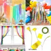 Decoración Navideña, Rollos de Papel Crepé de Colores, Guirnaldas para Fiestas de Cumpleaños, Cintas, Halloween, Temporada de Graduación, Decoración de Habitación de Boda