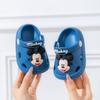 Zuecos Infantiles de Co-Branding Oso Fresa para Niñas, Pantuflas de Dibujos Animados de Disney, Sandalias Suaves para el Hogar para Niños Pequeños y de Edad Media