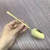 Árbol de Cucharas de Acero Inoxidable Patrón de Árbol Cintura Pequeña Cuchara de Mesa Cuchara para Comer en Casa Cuchara para Postre de Restaurante Cuchara para Sopa