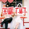 Accesorios para Fotos de Registro de Matrimonio, Nuevos Accesorios de Fotografía de Boda Estilo Chino, Artículos Pequeños, Periódico con Carácter de Doble Felicidad, Anuncio de Buenas Noticias, Accesorios para Fotos, Herramientas