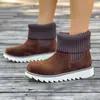 Otoño 2026 Nuevo Talla Grande Botas Casuales Cómodas para Mujer Estilo Europeo y Americano Modernas para Exteriores Talla Única