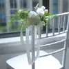 309 flores artificiais para encostos de cadeiras de casamento, buquês para arranjo de cenário de casamento ao ar livre, flores decorativas para celebração de arte floral de casamento