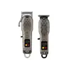 Cortador de Cabelo Elétrico Transfronteiriço, Cortador Elétrico Doméstico de Alta Potência, Cortador Elétrico Profissional para Desenho, Conjunto de Cortadores de Cabelo para Família