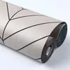 Pegatinas de pared decorativas con imitación de madera autoadhesivas, pegatinas de pared con rejilla de ranura ultra 3D, decoración de pared impermeable, pegatinas de pared para fondo de TV