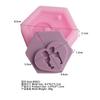 BD021 molde de silicona artesanal para jabón molde artesanal herramientas para molde de jabón para fondant de beso de boda