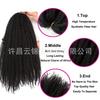 Cabelo de Crochê Sintético em Estoque em Xuchang 18 polegadas Fofo Afrokinkycacheado Peruca Grande Caterpillar Estilo Europeu e Americano
