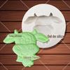 Molde de silicone para modelagem de bezerro de vaca DIY manual para bolo de açúcar ferramentas de açúcar molde de bolo outros não