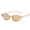 Gafas de Sol Ovaladas Pequeñas Transfronterizas para Mujer, Gafas de Sol Europeas y Americanas de Alta Gama Personalizadas para Hombres, Gafas de Sol Retro con Protección Solar